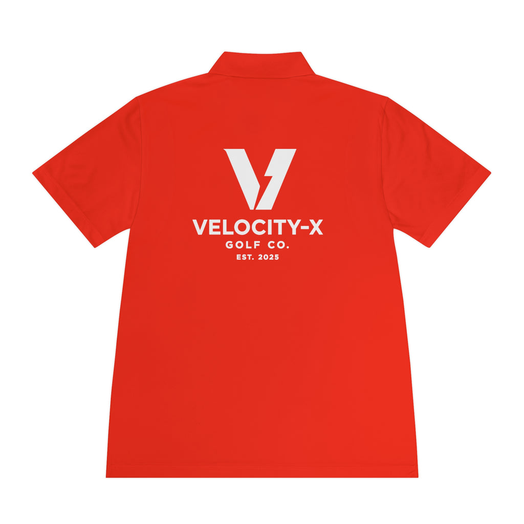 Velocity-X Men's Sport Polo Shirt - Perfect for Golf & Active Lifestyle