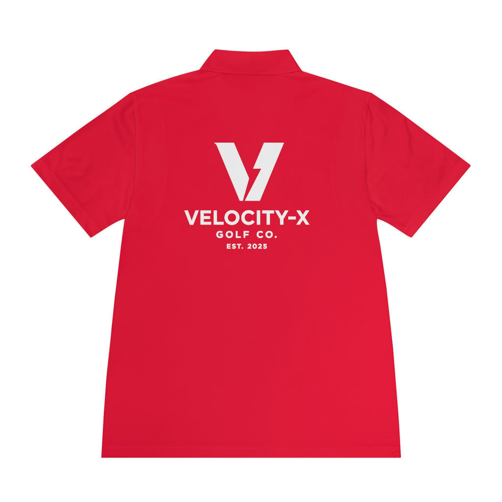 Velocity-X Men's Sport Polo Shirt - Perfect for Golf & Active Lifestyle