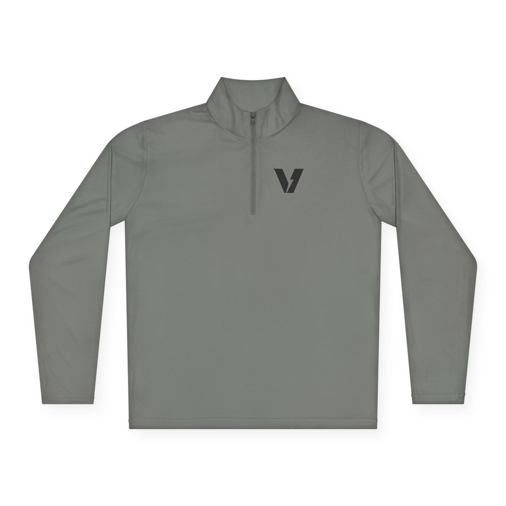 Velocity-X Unisex Quarter-Zip Pullover with Sleek Logo