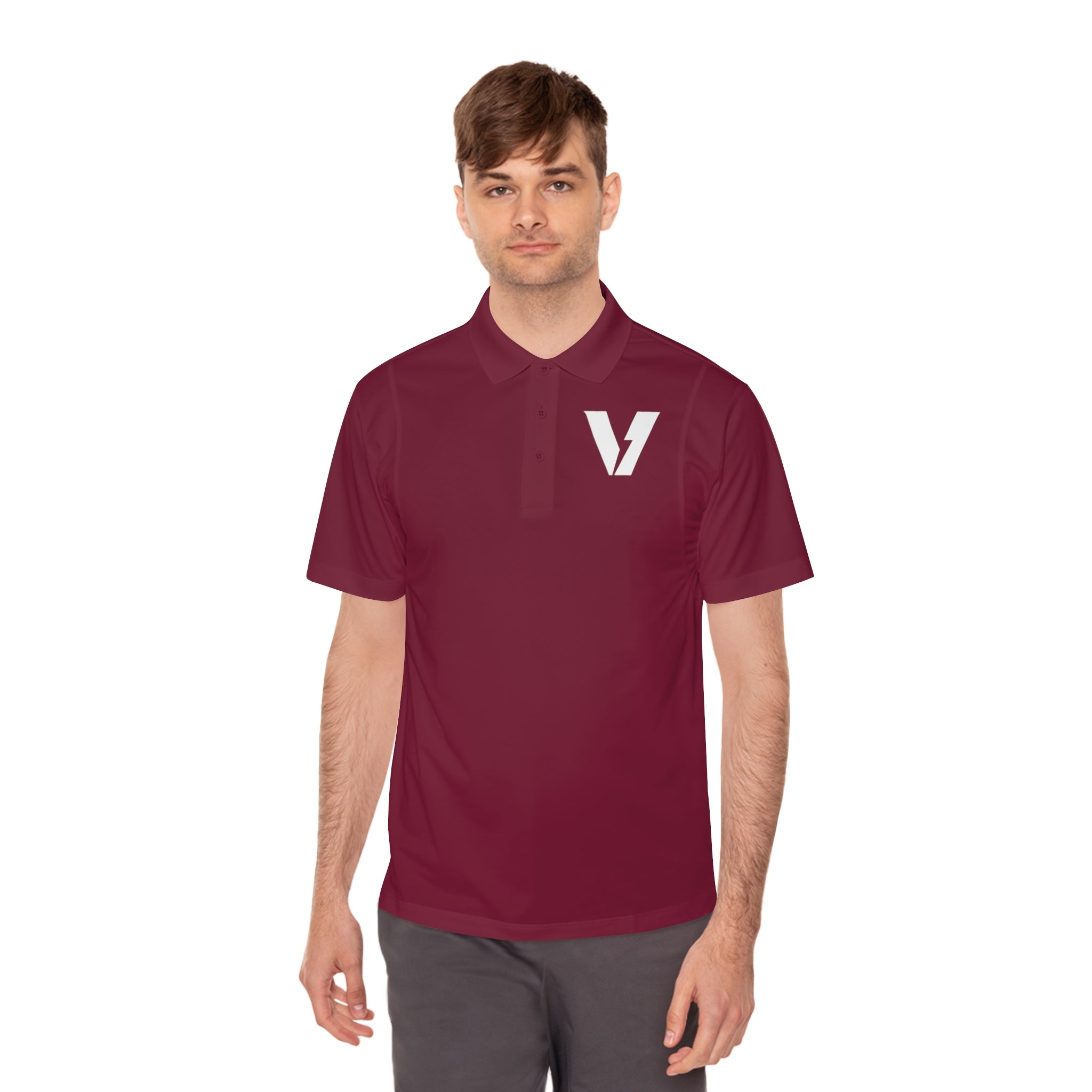 Velocity-X Men's Sport Polo Shirt - Perfect for Golf & Active Lifestyle