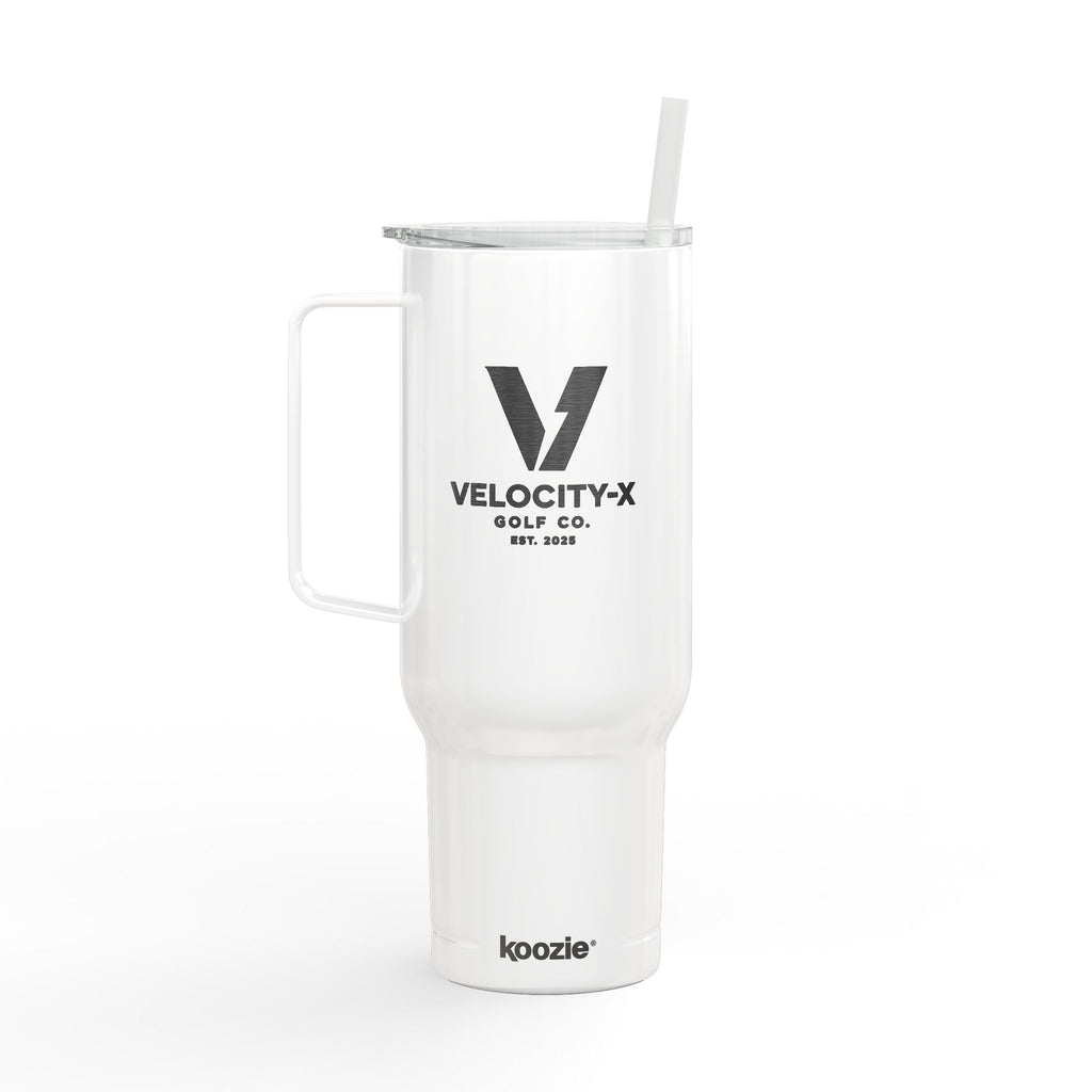 Velocity-X Engraved Insulated Tumbler - 40oz Travel Mug with Lid