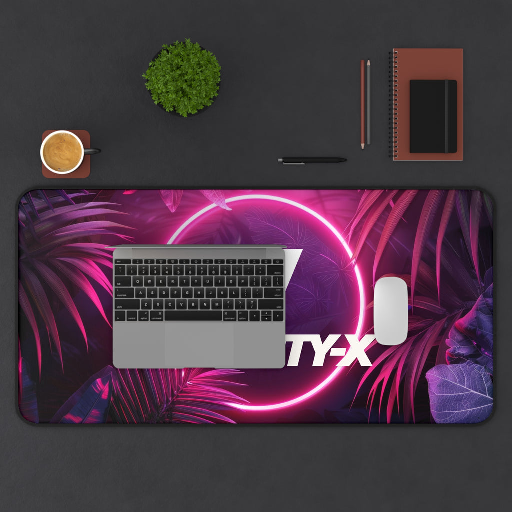 VelocityX Neon Desk Mat - Modern Gamer's Workspace Essential