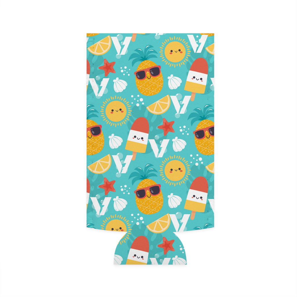 Tropical Vibes Slim Dumpy Cooler