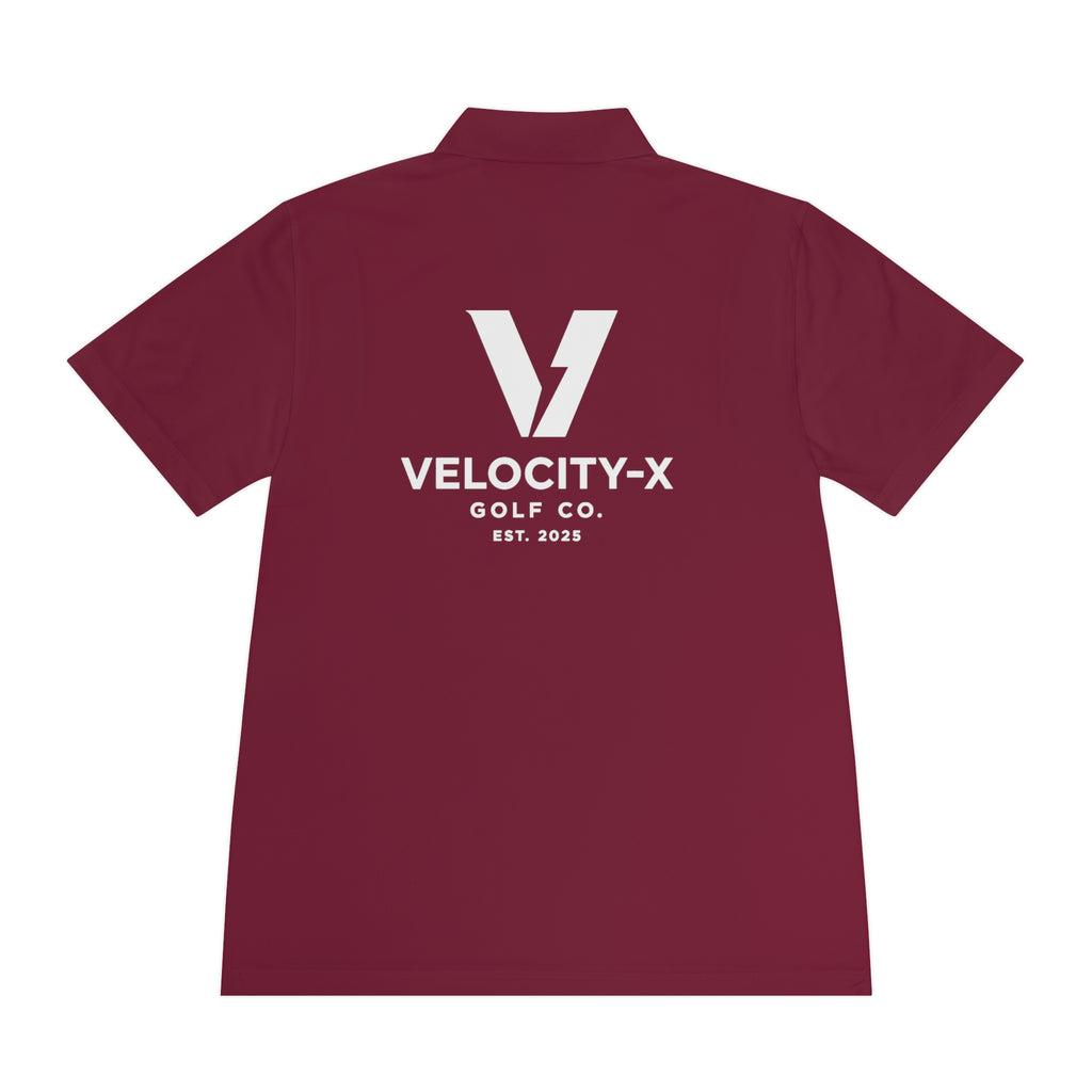 Velocity-X Men's Sport Polo Shirt - Perfect for Golf & Active Lifestyle