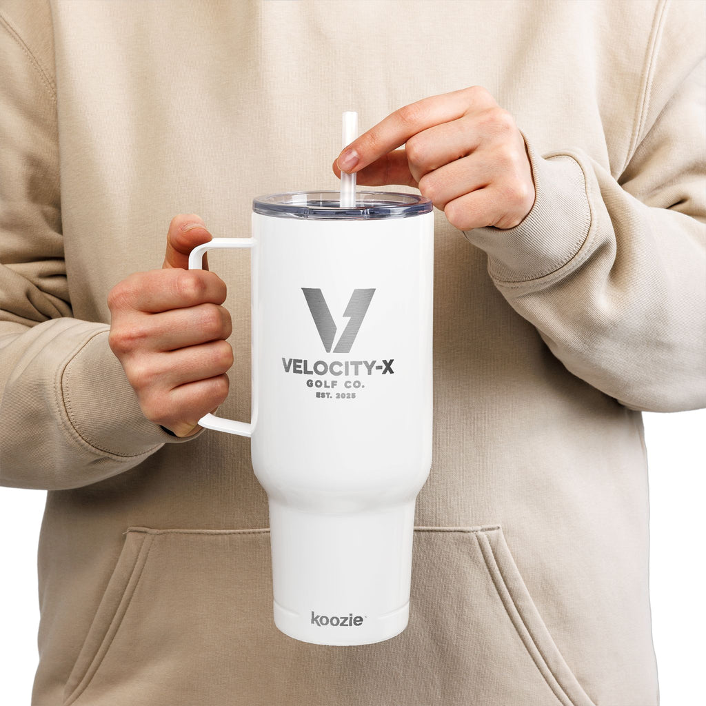 Velocity-X Engraved Insulated Tumbler - 40oz Travel Mug with Lid