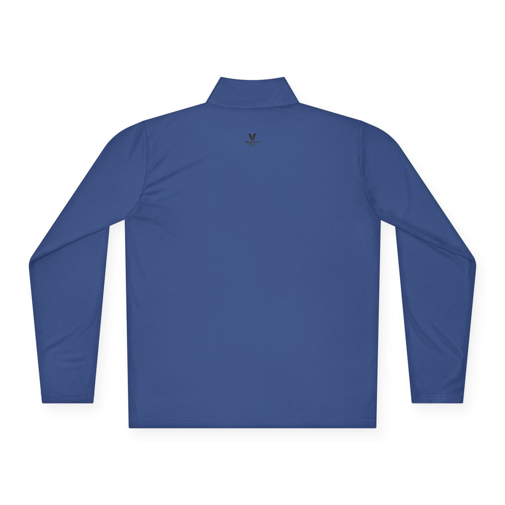 Velocity-X Unisex Quarter-Zip Pullover with Sleek Logo