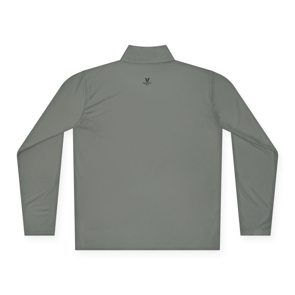 Velocity-X Unisex Quarter-Zip Pullover with Sleek Logo