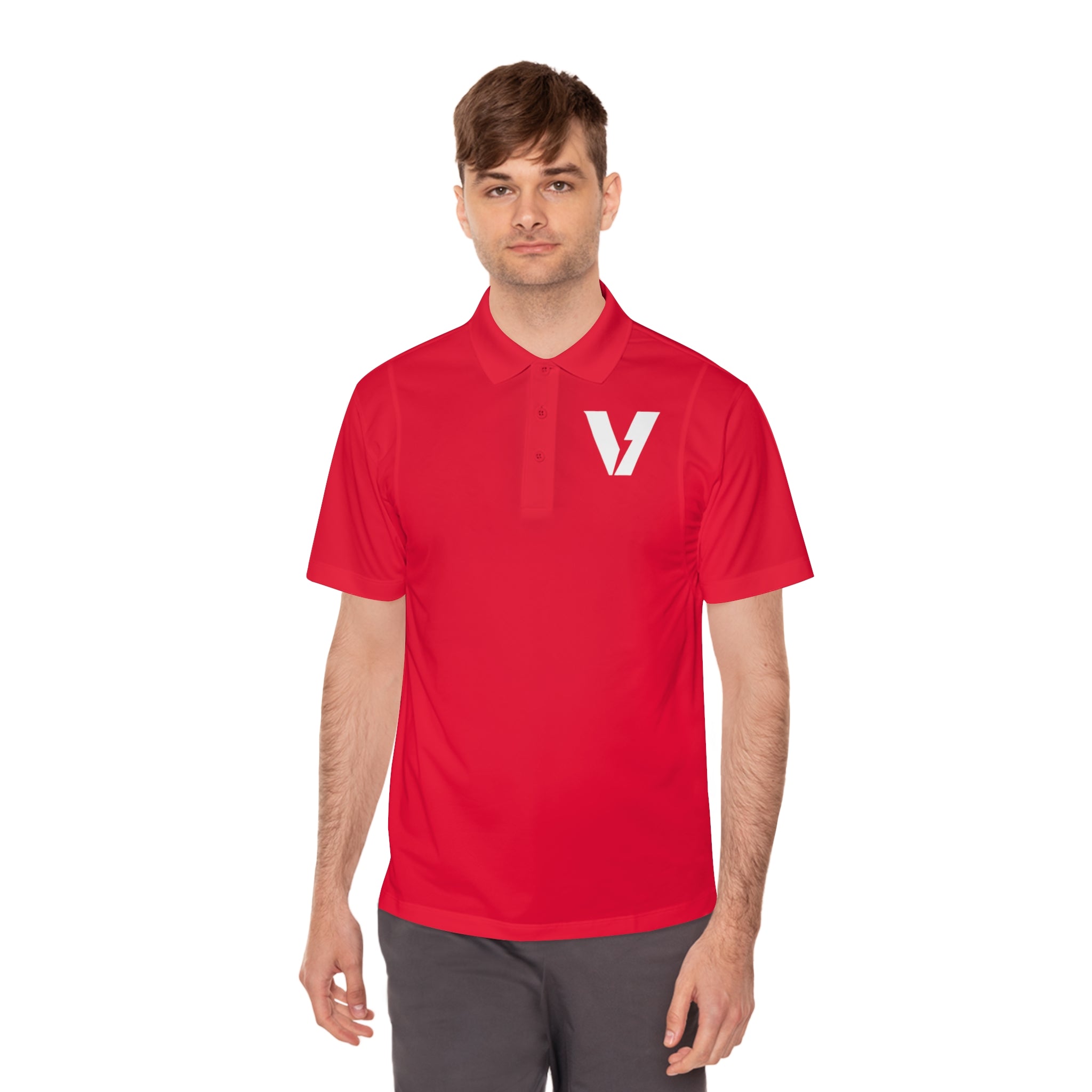 Velocity-X Men's Sport Polo Shirt - Perfect for Golf & Active Lifestyle