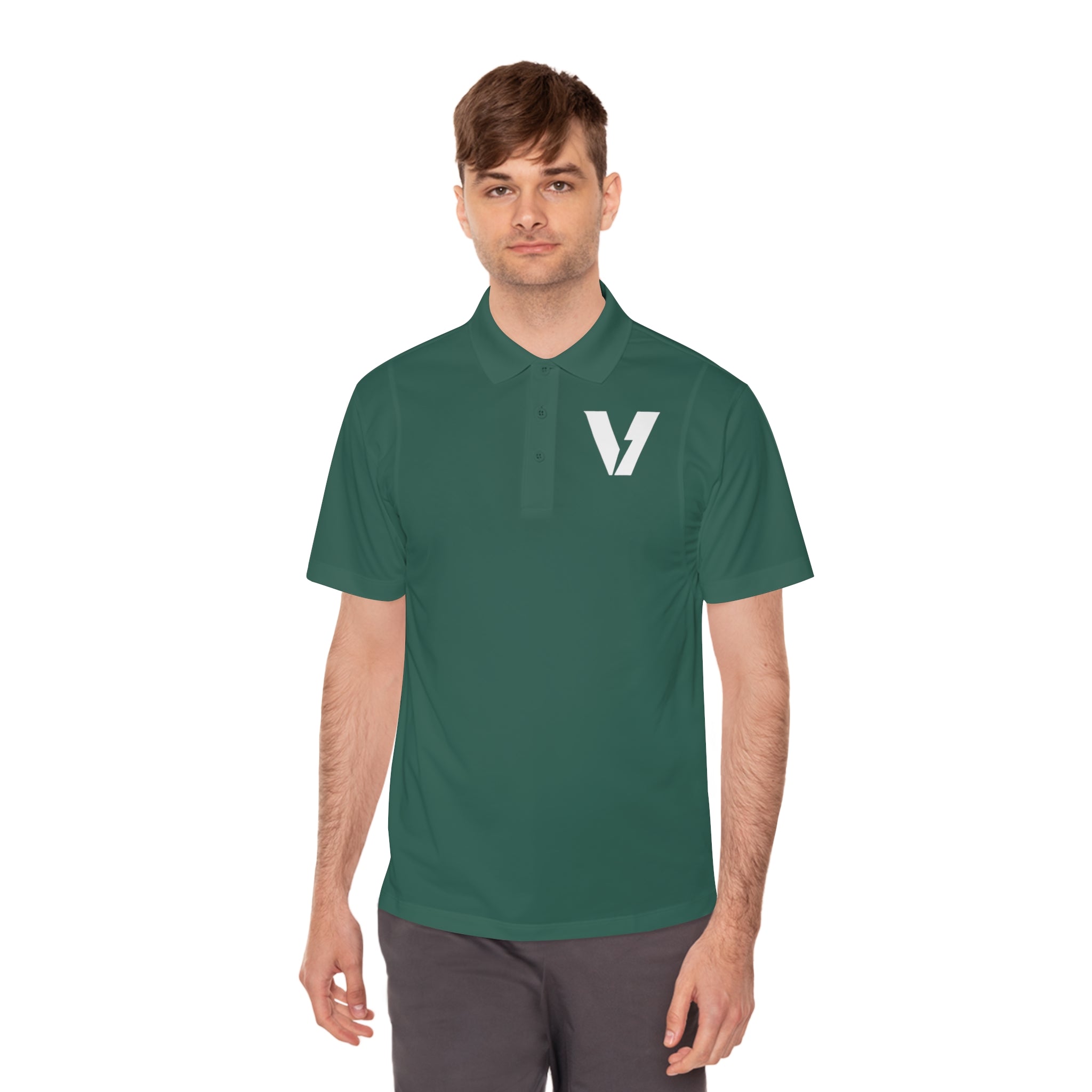 Velocity-X Men's Sport Polo Shirt - Perfect for Golf & Active Lifestyle