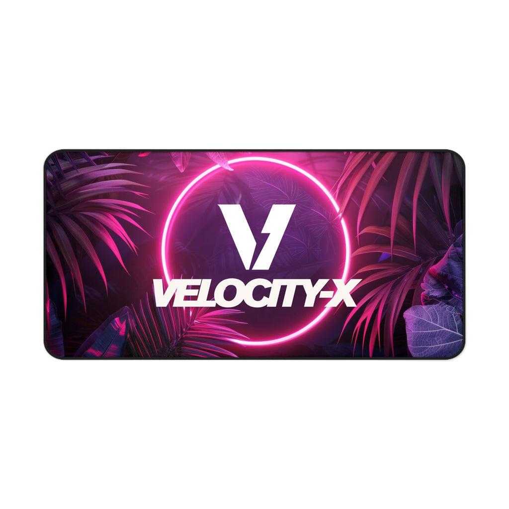 VelocityX Neon Desk Mat - Modern Gamer's Workspace Essential