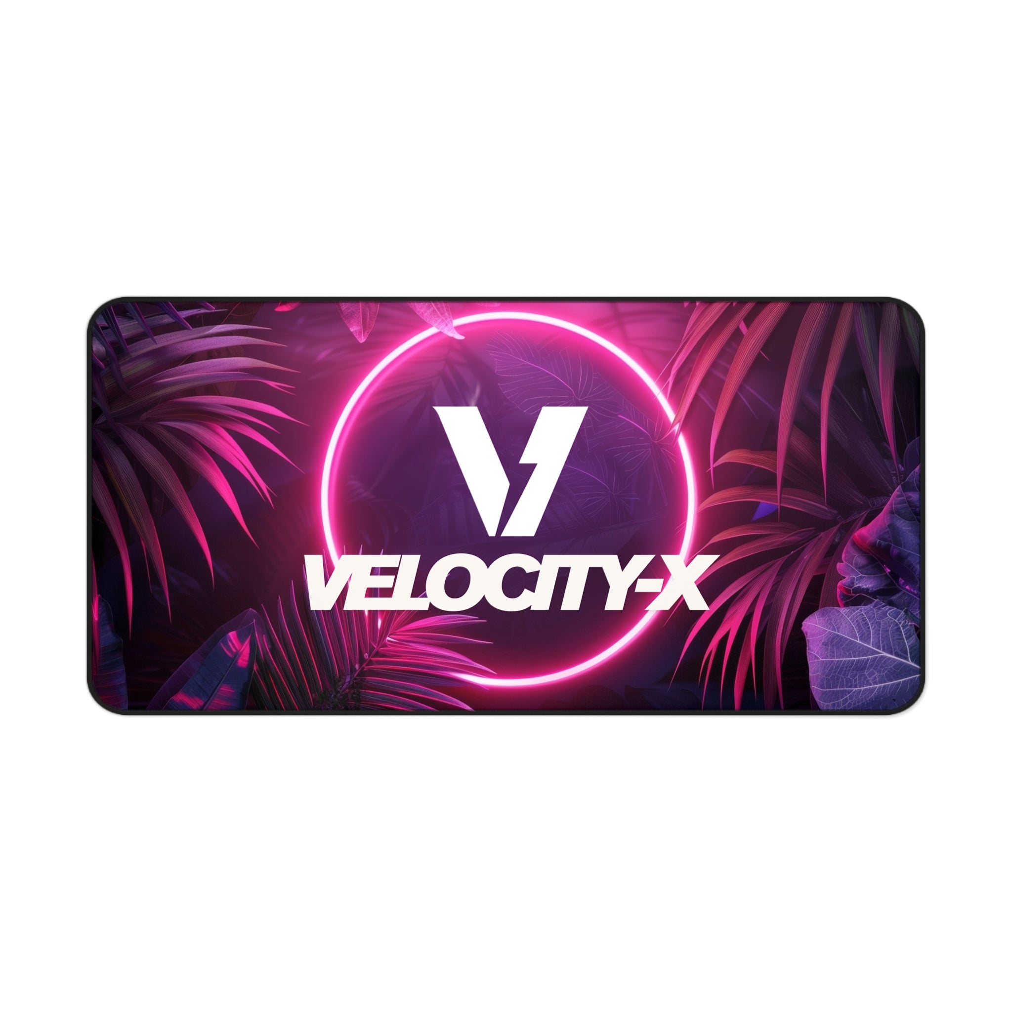 VelocityX Neon Desk Mat - Modern Gamer's Workspace Essential