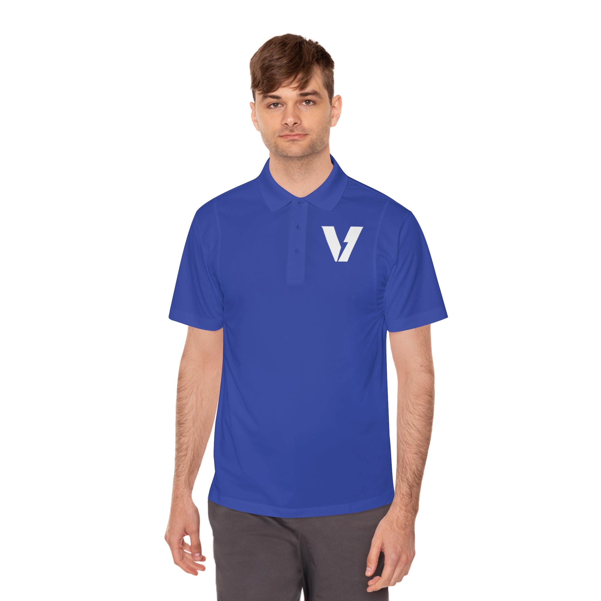 Velocity-X Men's Sport Polo Shirt - Perfect for Golf & Active Lifestyle