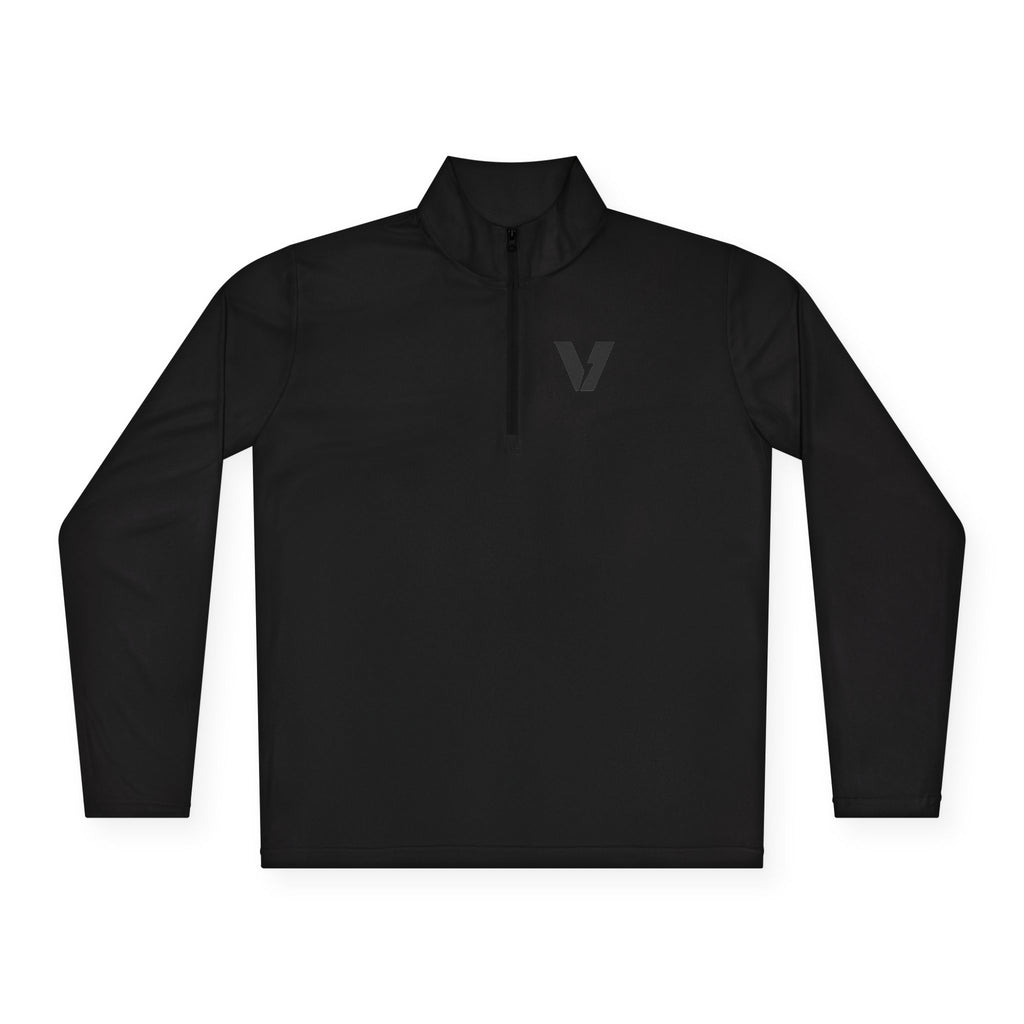 Velocity-X Unisex Quarter-Zip Pullover with Sleek Logo