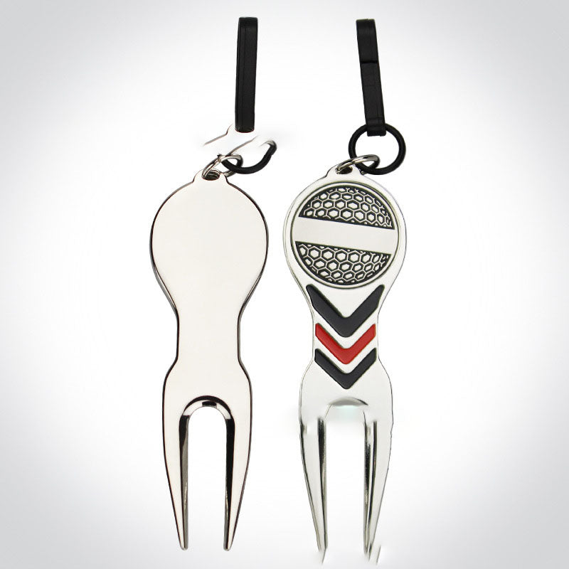 Golf Divot Repair Tool with Ball Marker