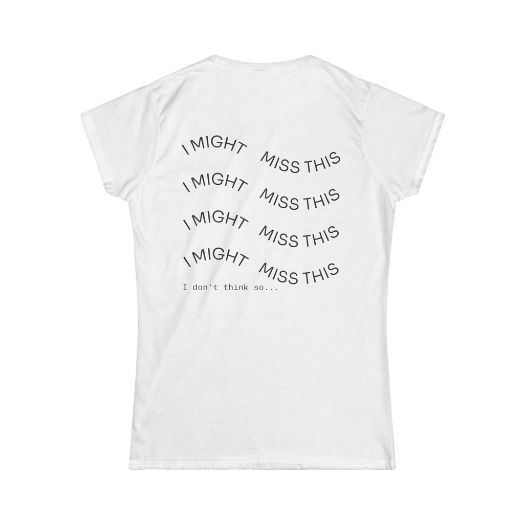 👚 Velocity-X Women’s Softstyle Tee: Find Me on the Fairway!