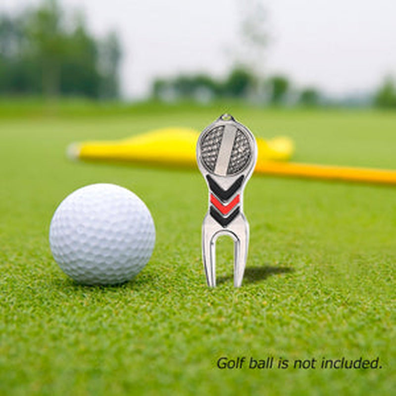 Golf Divot Repair Tool with Ball Marker