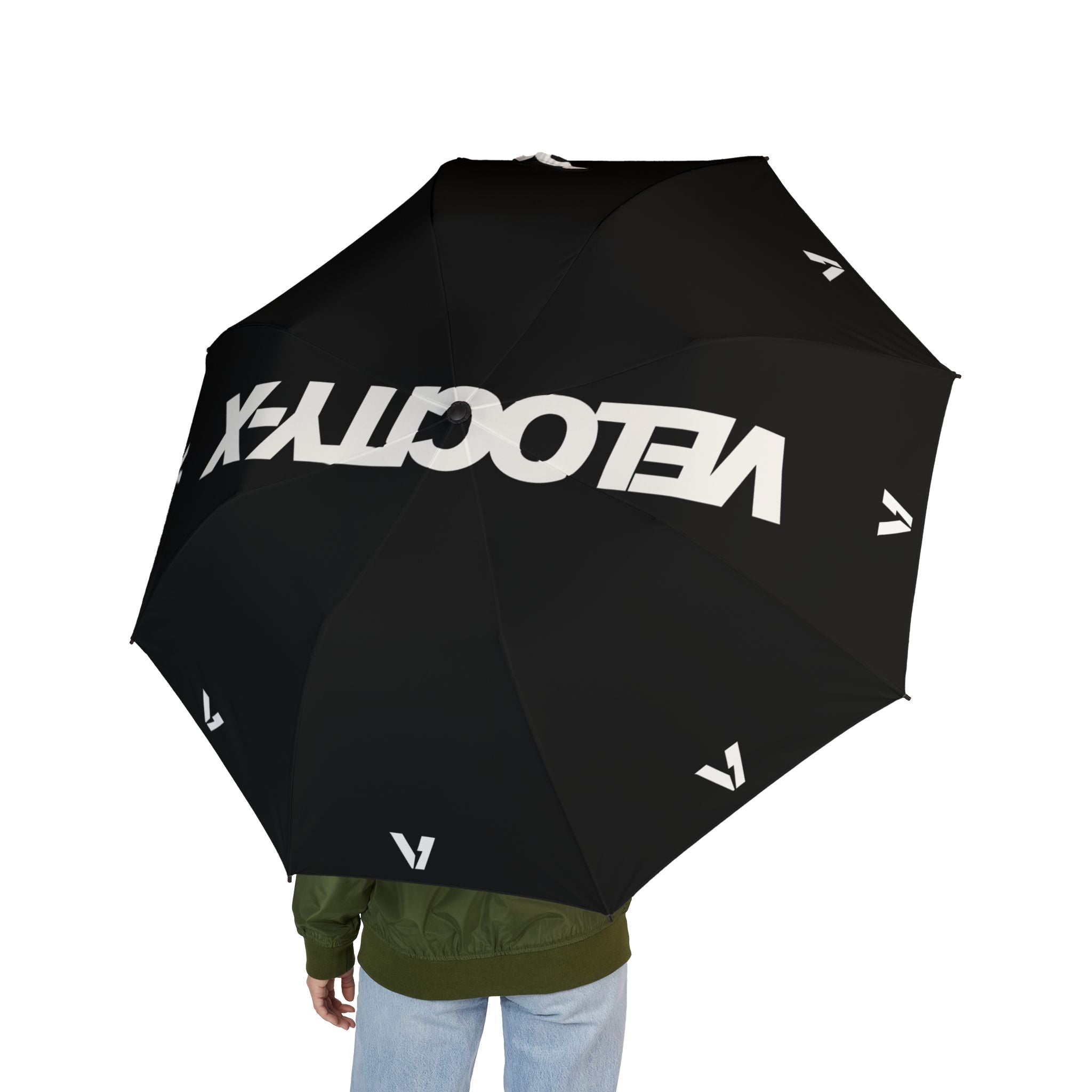 Velocity-X Semi-Automatic Foldable Umbrella - Perfect for Rainy Days