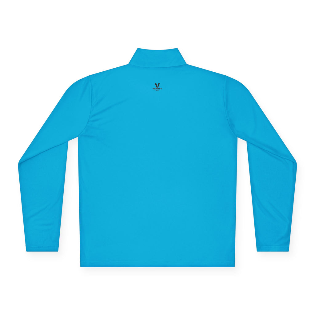 Velocity-X Unisex Quarter-Zip Pullover with Sleek Logo