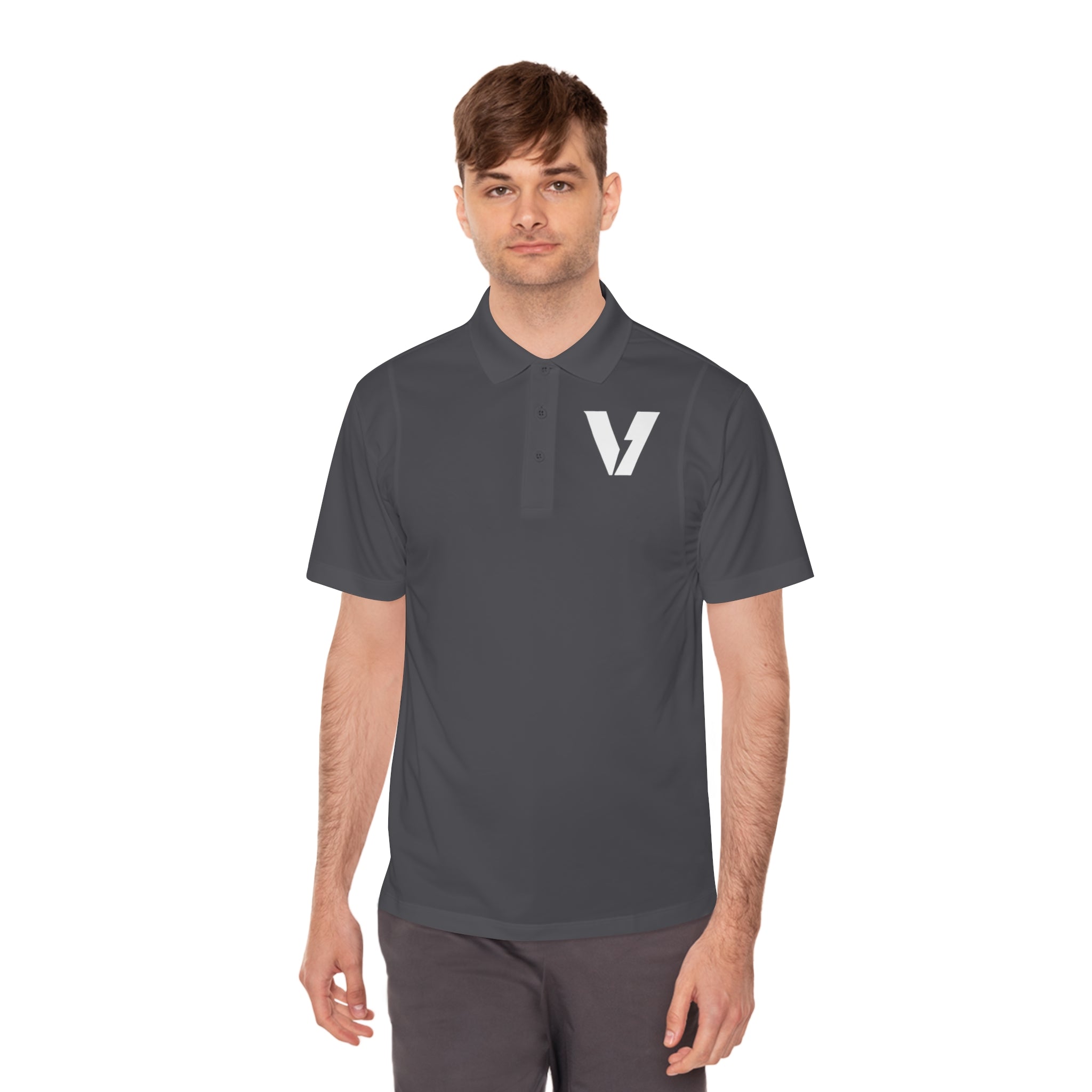 Velocity-X Men's Sport Polo Shirt - Perfect for Golf & Active Lifestyle