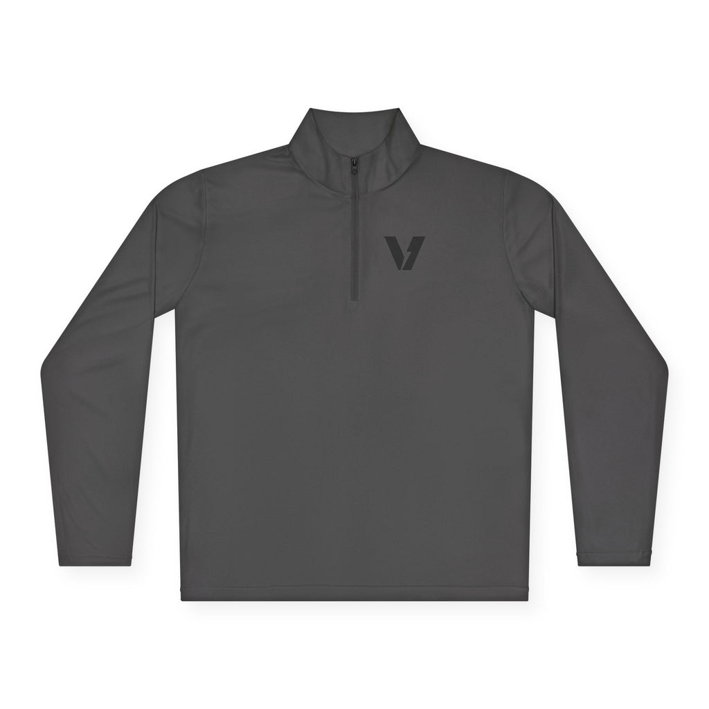 Velocity-X Unisex Quarter-Zip Pullover with Sleek Logo