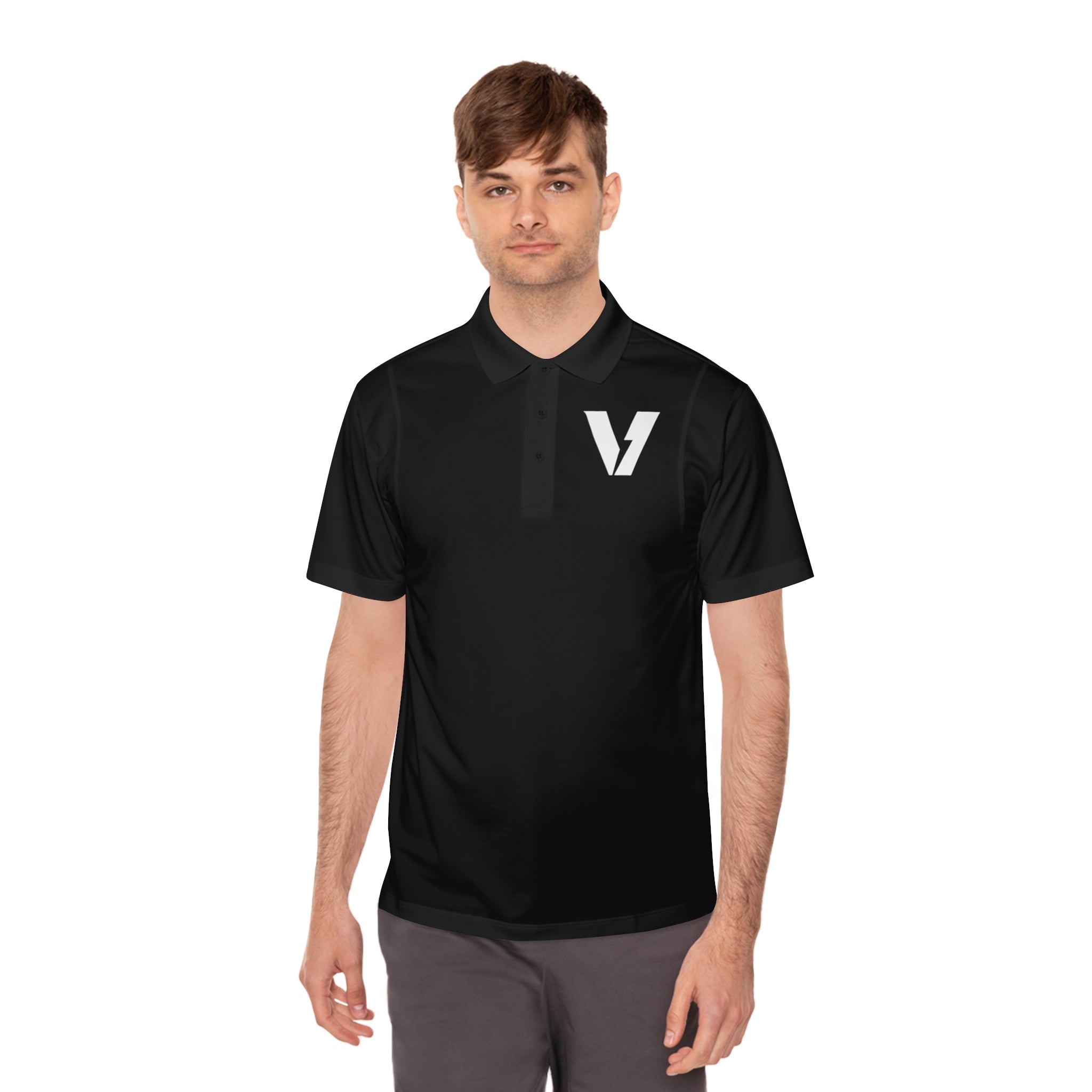 Velocity-X Men's Sport Polo Shirt - Perfect for Golf & Active Lifestyle
