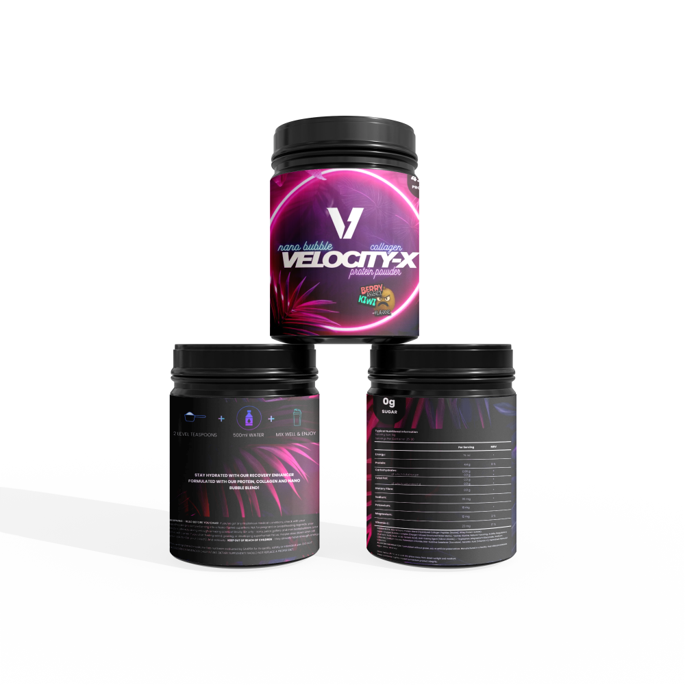 Velocity-X Protein Powder - Berry Angry Kiwi